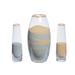 Oriental Trading Company 3 Pieces Sand Ceremony Cylinders w/ Trim Set Glass | 13.6 H x 12.5 W x 7 D in | Wayfair 13752063
