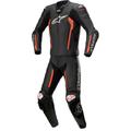 Alpinestars Missile V2 Tuta in pelle della moto a due pezzi, nero-rosso, dimensione 54