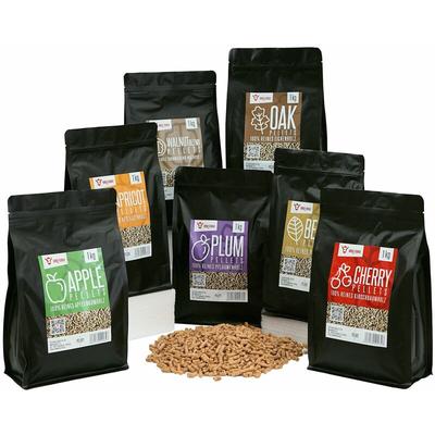 Bbq-toro - Pellets Set aus 100% Holz, 7 Sorten à 1 kg, Smokerpellets für Grill, Grillpellets Image