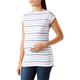 ESPRIT Maternity Damen T-shirt met korte mouwen en allover print T Shirt, Bright White - 101, 38 EU