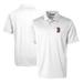 Men's Cutter & Buck White Boston Red Sox Prospect Textured Stretch Big Tall Polo