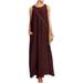 Madewell Dresses | Madewell Shirred Crinkle Silk Maxi Dress | Color: Red | Size: Xs