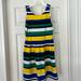 Polo By Ralph Lauren Dresses | Girls Polo Ralph Lauren Preppy Navy,Blue,Yellow, White Striped Dress Sz Xl (16) | Color: Blue/Yellow | Size: Xlg