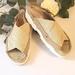 Anthropologie Shoes | Anthropologie Farylrobin Ursula Slignback Sport Sandals Women's Size 36 | Color: Cream/Tan | Size: 36