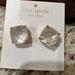 Kate Spade Jewelry | Kate Spade Stud Earrings. Brand New. | Color: Gold/White | Size: Os