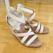 Jessica Simpson Shoes | Jessica Simpson Nude Wedge Sandals (Size 8) | Color: Cream | Size: 8