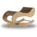 Armarkat Real Wood Medium Wooden Cat Rocking Chair, Detachable Cat Swing Chair S1302 Cat Chair by Armarkat in Beige