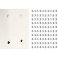 IKEA VARIERA White Cover Caps for Kitchen Cabinets - Set of 1000