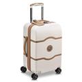 DELSEY Paris - Chatelet Air 2.0 - Rigid Cabin Suitcase - 55 x 35 x 25 cm - 38 litres - S - Angora, Angora, S, Suitcase