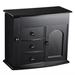 Red Barrel Studio® Built-in Jewelry box Wood/Velvet in Black | 8.87 H x 10.25 W x 5.1 D in | Wayfair F8E11689BB1A4D5C902BA3A711B71ED1