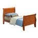 LYKE Home Anabelle Oak Twin Bed