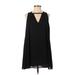 Fresh Tart Casual Dress - Shift: Black Solid Dresses - Women's Size Small
