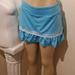 Nike Skirts | Aqua Blue And White Nike Dri Fit Tennis Skirt Size M | Color: Blue | Size: M