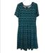 Lularoe Dresses | Lularoe Amelia Dress | Color: Black/Blue | Size: Xl