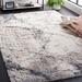 Black/Gray 90 x 63 x 1.97 in Indoor Area Rug - 17 Stories Fontana 834 Area Rug In Ivory/Grey | 90 H x 63 W x 1.97 D in | Wayfair