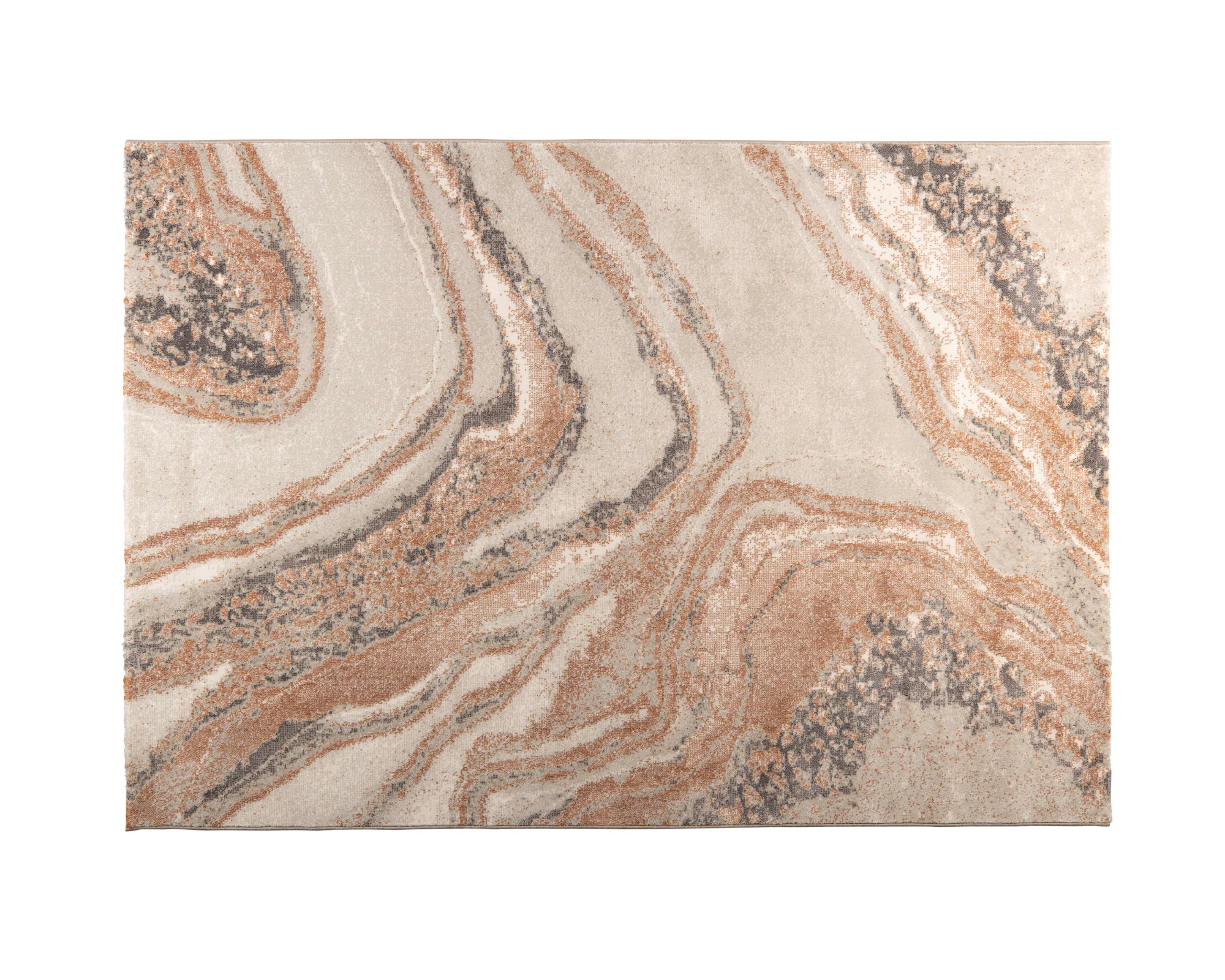 Zuiver »Solar« Teppich grey/terra 160x230 cm Image