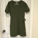 Madewell Dresses | Hunter Green Linen Casual Dress | Color: Green | Size: S