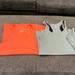 Under Armour Tops | Bundle Of 2 Under Armour Workout Shirts | Color: Orange | Size: M