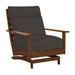 Summer Classics Kennebunkport Patio Lounge Chair w/ Cushions in Brown/Gray | 37.75 H x 34.25 W x 41.13 D in | Wayfair 435560+C791H4221N