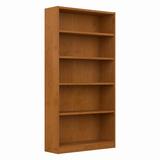 Bush Furniture Universal Tall 5 Shelf Bookcase in Natural Cherry - Bush Furniture WL12467