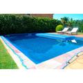 Rete per piscina 6x6m copertura per piscina a foglia