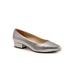 Wide Width Women's Jewel Pump by Trotters in Pewter (Size 8 W)