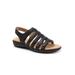 Women's Tiki Sandal by Trotters in Black (Size 7 1/2 M)