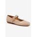 Women's Sugar Mary Jane Flat by Trotters in Nude (Size 6 1/2 M)