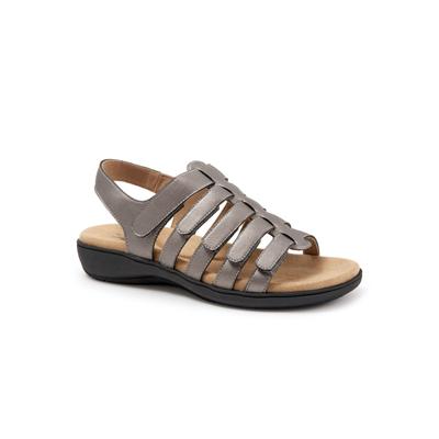 Women's Tiki Sandal by Trotters in Pewter Metallic (Size 9 1/2 M)