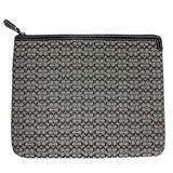 Coach Accessories | Coach Black & Gray Small C Vintage Canvas Padded Ipad Tablet Sleeve Travel Case | Color: Black/Gray | Size: Os