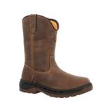 Georgia Boot Over Time Waterproof 10 inch Pull-On Work Boot - Men's Brown 8.5 GB00523-085M