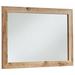 Signature Design by Ashley Hyanna Wood Framed Wall Mounted Dresser Mirror in Golden | 30.67 H x 41.85 W x 0.98 D in | Wayfair B1050-36