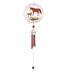 Arlmont & Co. Aernout Horse Wind Chime Resin/Plastic/Copper in Brown | 30 H x 5 W x 2.25 D in | Wayfair 3ACE8EA8ECFE4BAAB9EC95A850D8ABA7