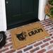 Trinx 30 in. x 18 in. Non-Slip Indoor Door Mat Synthetics in Brown | 30 H x 18 W x 0.37 D in | Wayfair A1D437FBE5784403A879A1281DA87C47