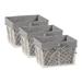 Gracie Oaks Fabric Basket Set Fabric in Gray | 6 H x 9 W x 7 D in | Wayfair B9E095C158B94DBCB7B30F1334F3FA3E