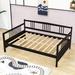 Red Barrel Studio® Full Size Wooden Daybed w/ Slats Support Wood in Brown | 35 H x 55 W x 78 D in | Wayfair DDDDA451F9F24B5796E2B2BBE7C836EC