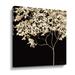 Rosdorf Park Gold Shimmer Tree Gallery Wrapped Canvas in Black/Green | 10 H x 10 W x 2 D in | Wayfair A96D4658C91C4BF0A3E55BC5F8120D24