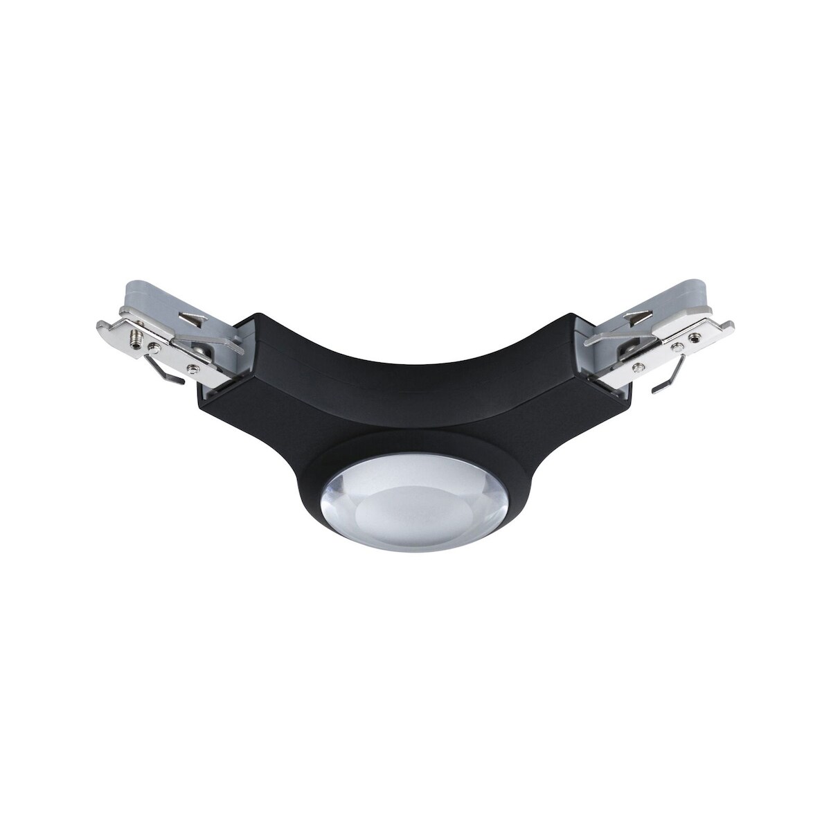 Paulmann URail Verbinder L-Stück beleuchtet 123x57mm 5,3W Schwarz 96997 Image