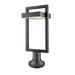 Z-Lite Luttrel 26" Tall LED Outdoor Round Base Pier Mount Light