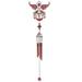 Q-Max 23" Long Red Angel Copper and Gem Wind Chime Garden Patio Decoration