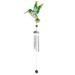 Q-Max 31" Long Green Hummingbird Suncatcher Wind Chime Garden Patio Decoration