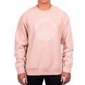Men's Uscape Apparel Pink Rochester Yellow Jackets Premium Heavyweight Crew Neck Sweatshirt