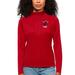 Women's Antigua Cardinal Miami Heat Tribute Half-Zip Top