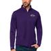 Men's Antigua Purple Baltimore Ravens Tribute Quarter-Zip Lightweight Pullover Top