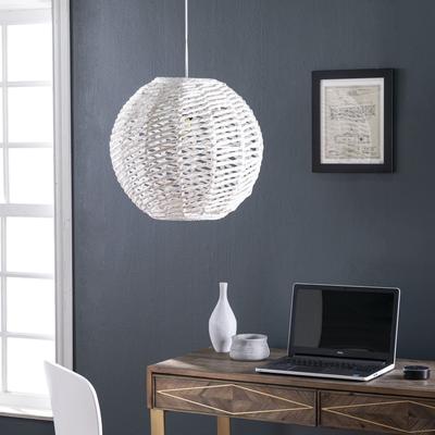 Cartaxo Round Pendant Shade by SEI Furniture in White