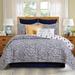 Abigail Mini Quilt Set Navy, Queen, Navy