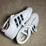 Adidas Shoes | Adidas Women’s Grand Court Casual Sneakers. Worn Once. Size 8.5. | Color: Black/White | Size: 8.5