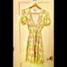 Lilly Pulitzer Dresses | Lilly Pulitzer Wrap Dress Size Large. Stretchy! | Color: Green/Pink | Size: L