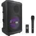 Pyle Pro PPHP874B 8" Two-Way 240W Portable Bluetooth PA Speaker with Wireless Mic an PPHP874B