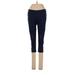 Adidas Active Pants - High Rise Skinny Leg Cropped: Blue Activewear - Women's Size X-Small